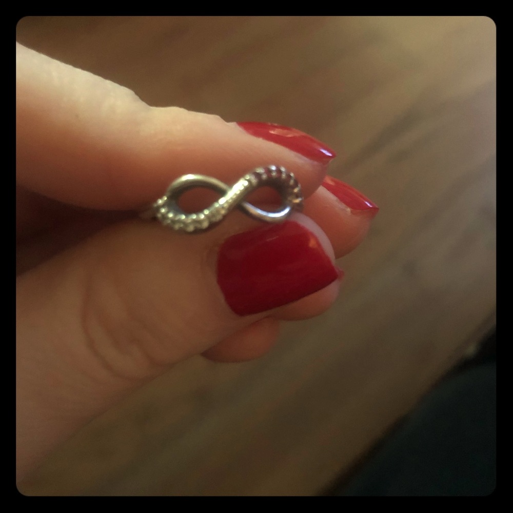 Sterling silver infinity ring